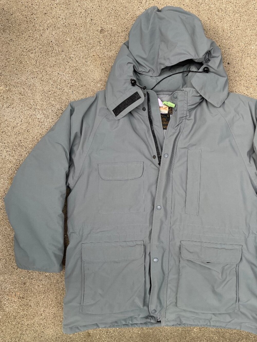 Vintage 90s Eddie Bauer Gore-Tex Goose Down Parka Jacket Mens XL Blue 6828
